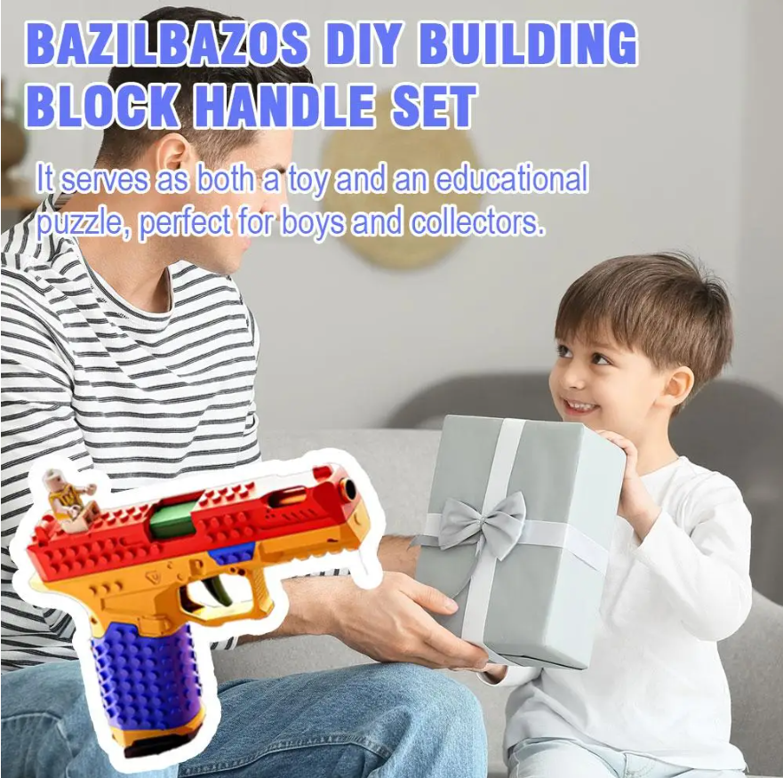 BrickBlast™ Blaster Antiestrés Con Bloques de Construcción